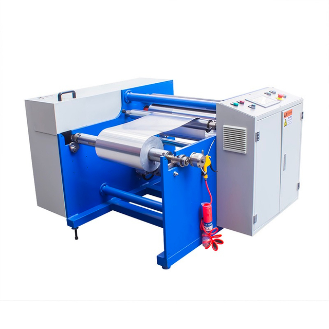 Machine de rembobinage et de tranche en aluminium semi-automatique