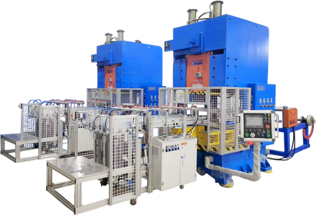 Ligne de production de contenants alimentaires en aluminium à grande vitesse entièrement automatique